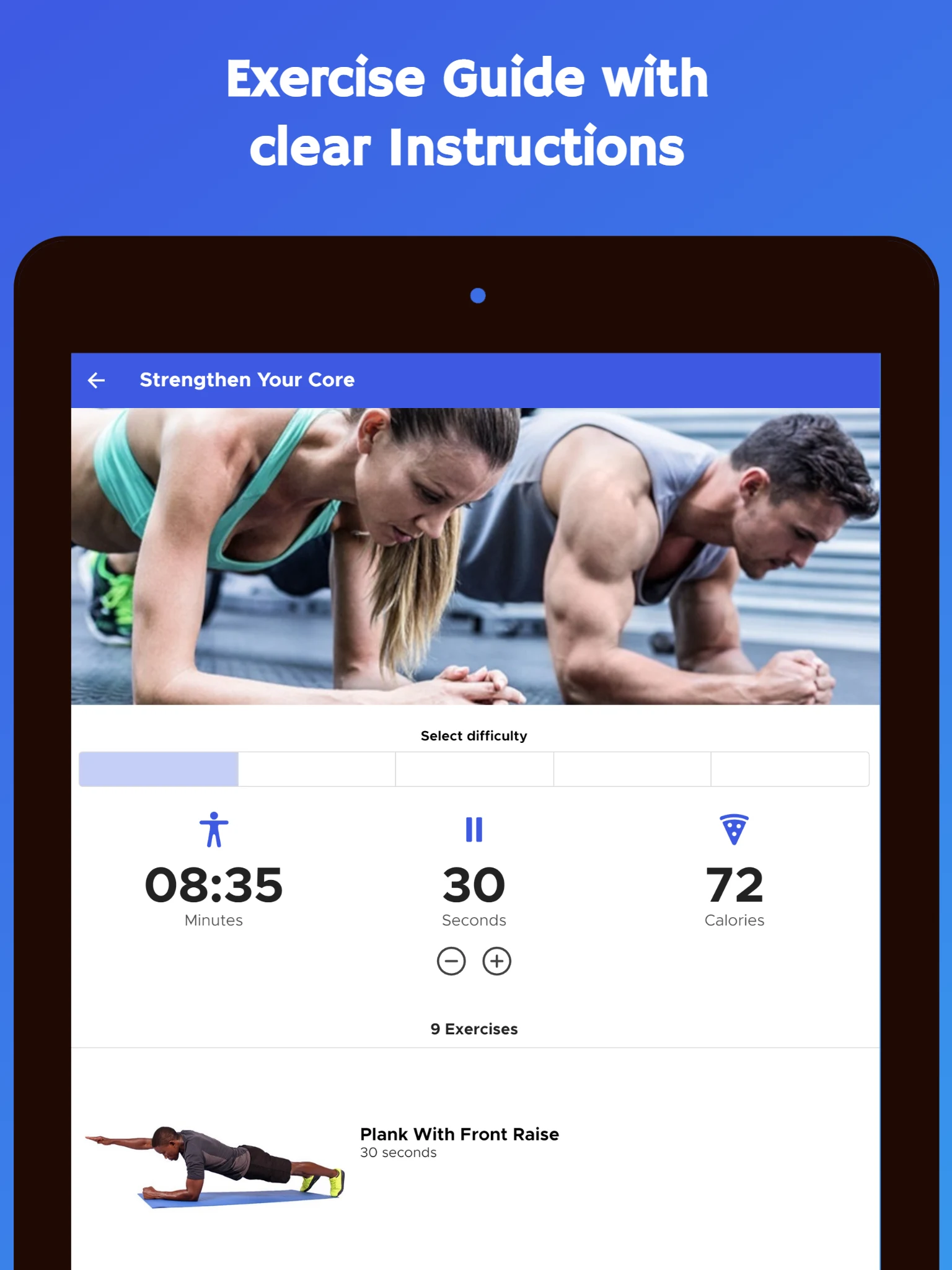 30 Day Plank Challenge screenshot