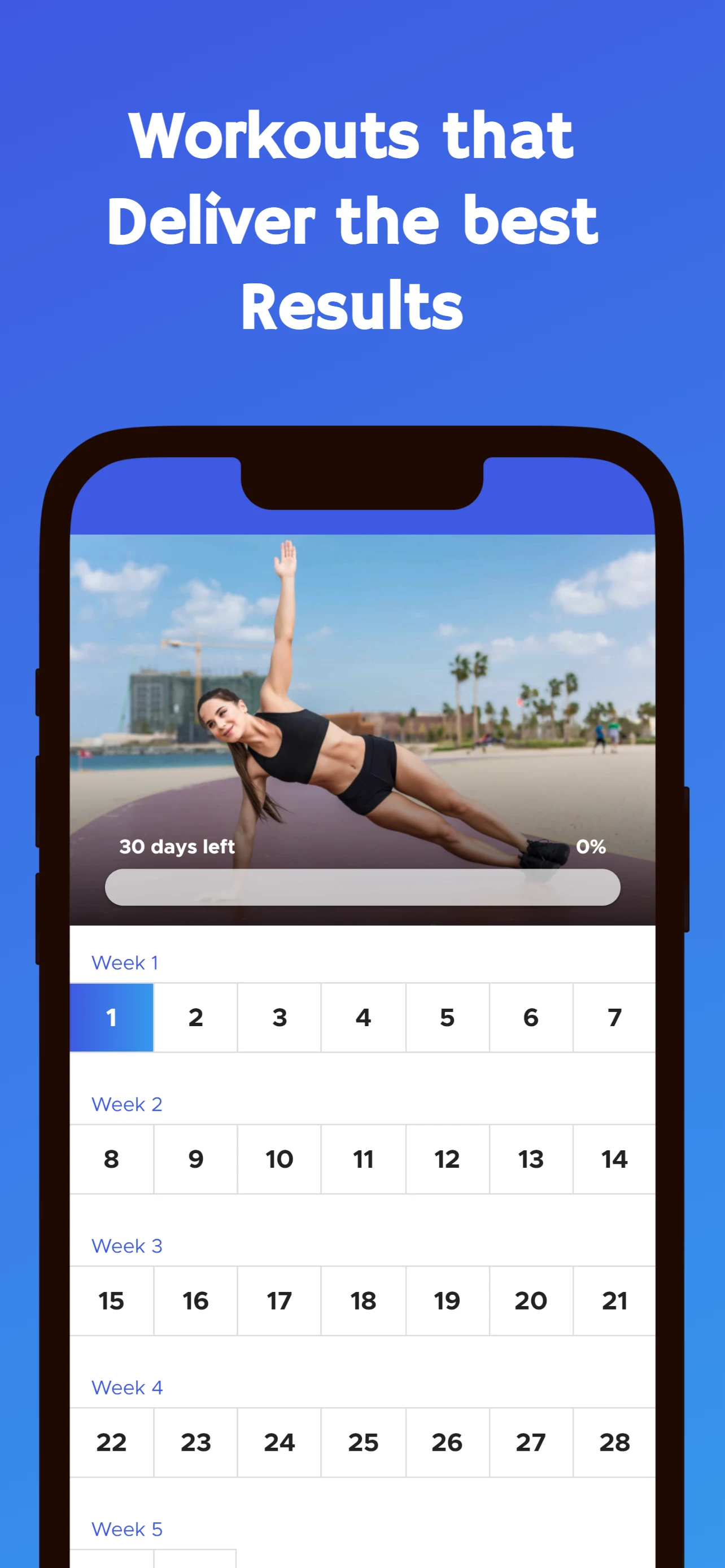 30 Day Plank Challenge screenshot